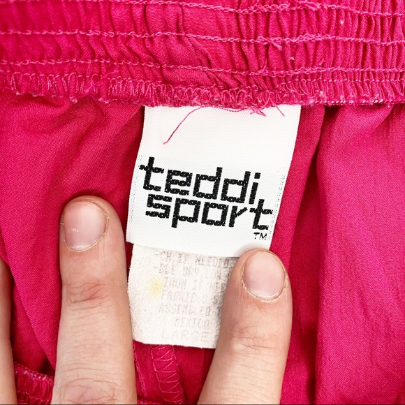 Hot Pink High Waisted Sport Trousers | Vintage - Picture 6 of 8